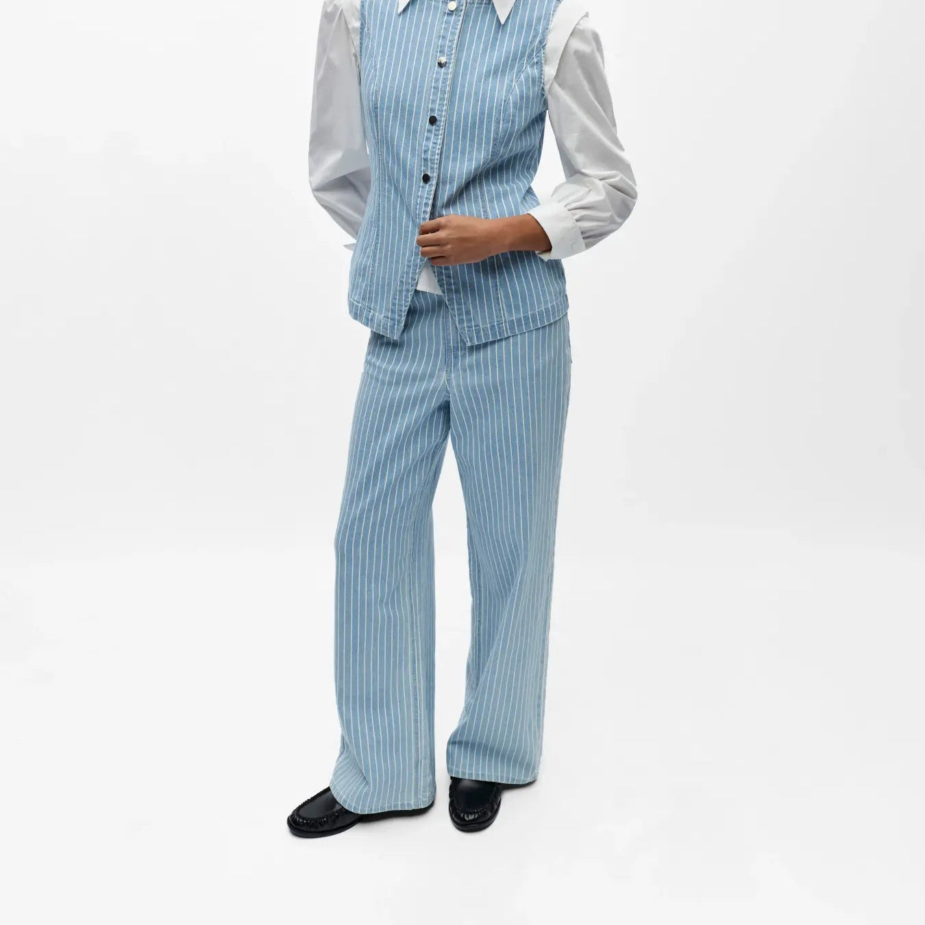 OBJSANNI MW WIDE JEANS 144