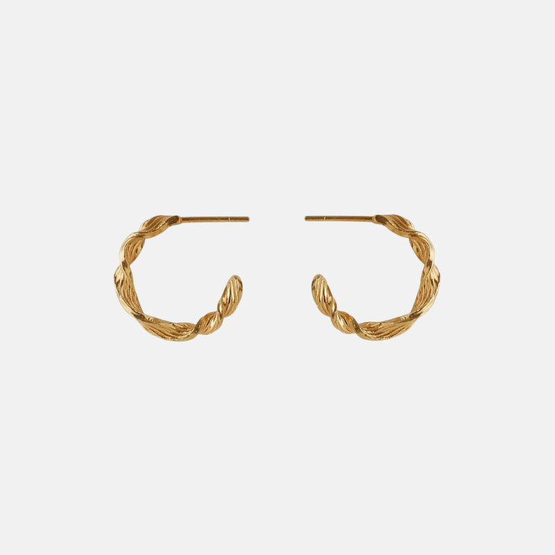 Dancing Wave Hoops Small