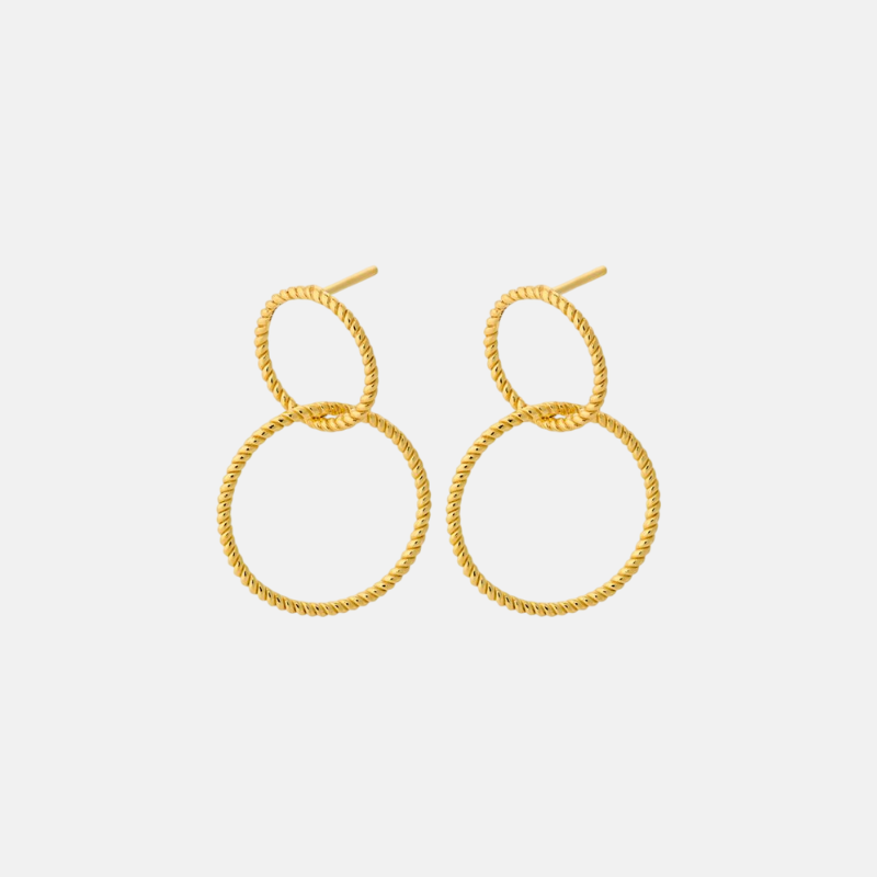 Double Twisted Earrings