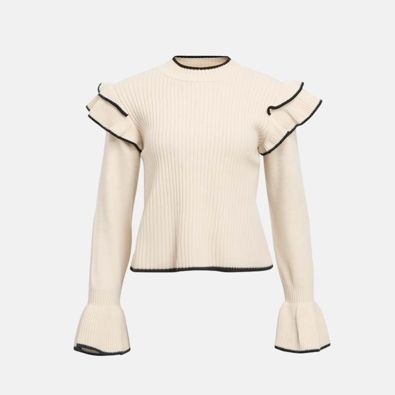 OBJAKI L/S RE NEW KNIT PULLOVER 142 DIV