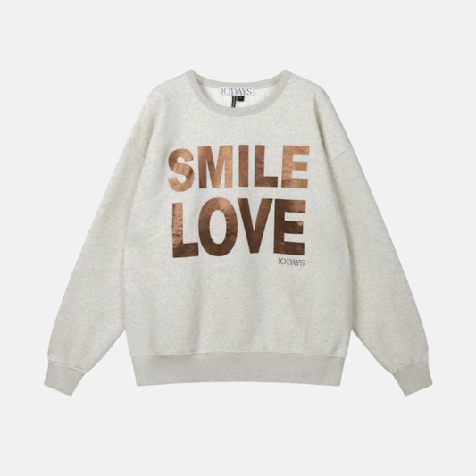 statement sweater smile love