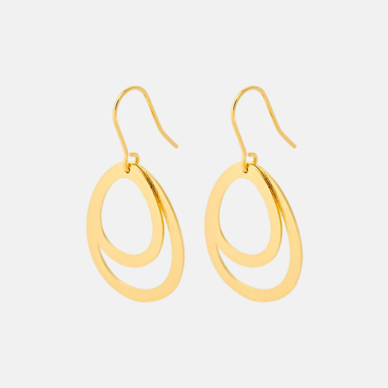 Small double drops earring