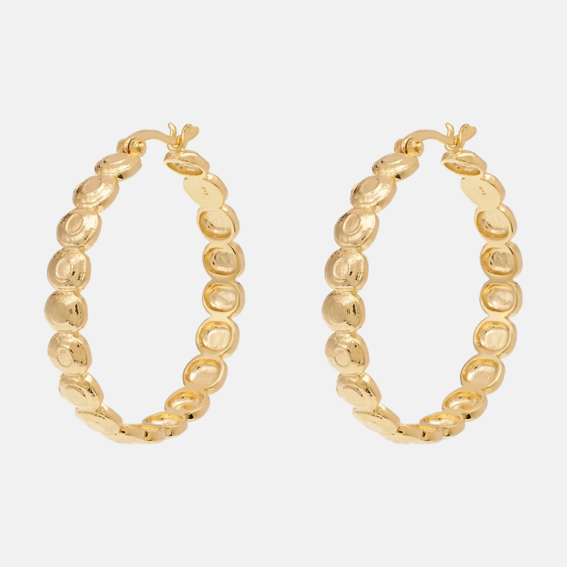 Large Relic Hoop Earrings | ANNA+ NINA