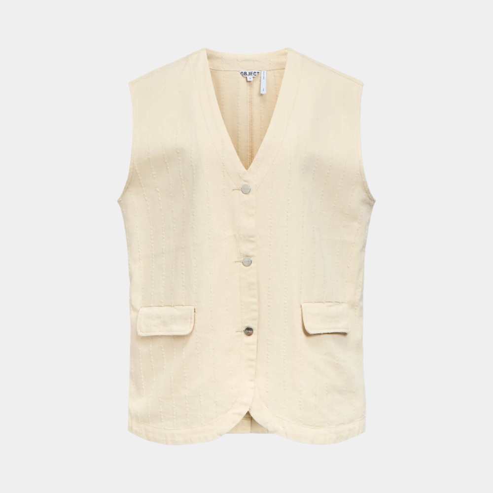 OBJBELLA BOXY S/L WAISTCOAT E VIP 26