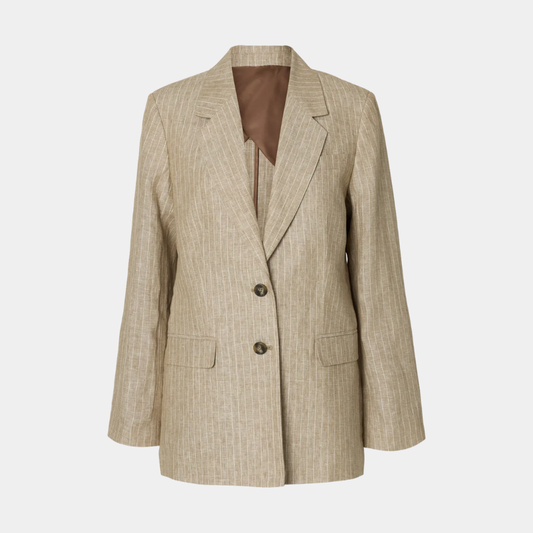 SLWRELAXED IDA LS LINEN BLAZER