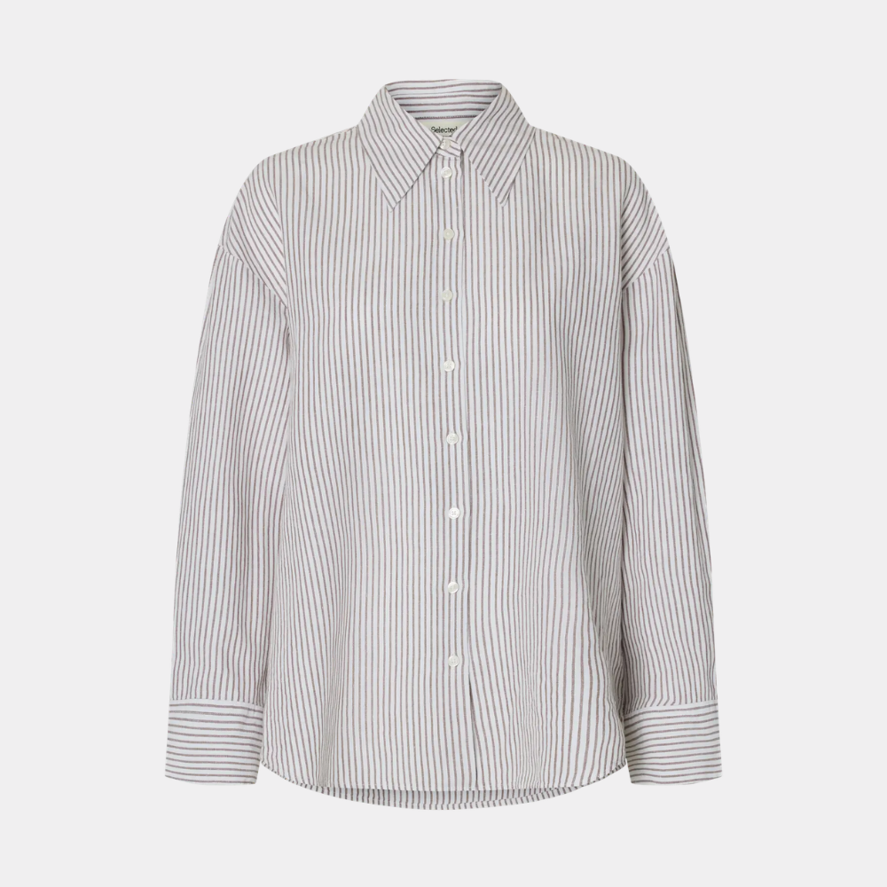 SLWCLEO OVERSIZE LINEN BLEND SHIRT NOOS
