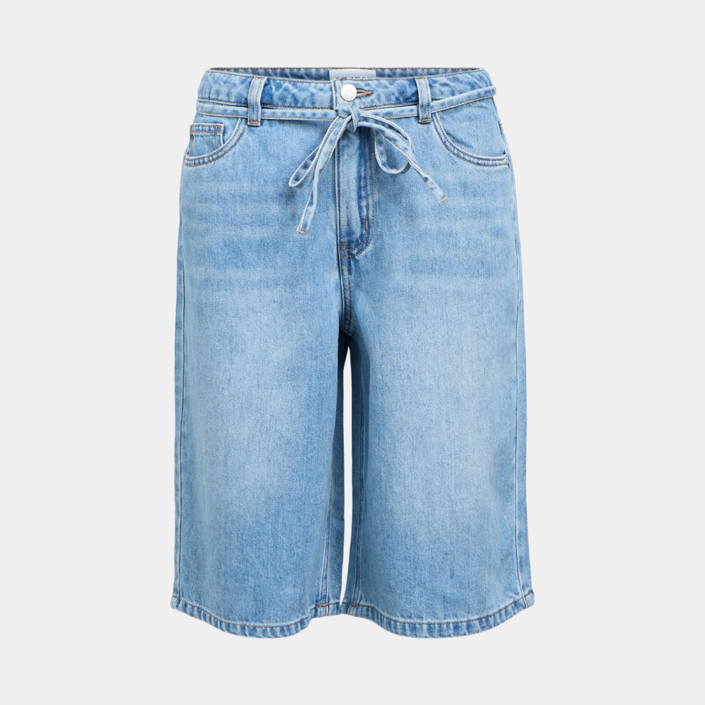 OBJROSIE MW LO DENIM LONG SHORTS NOOS