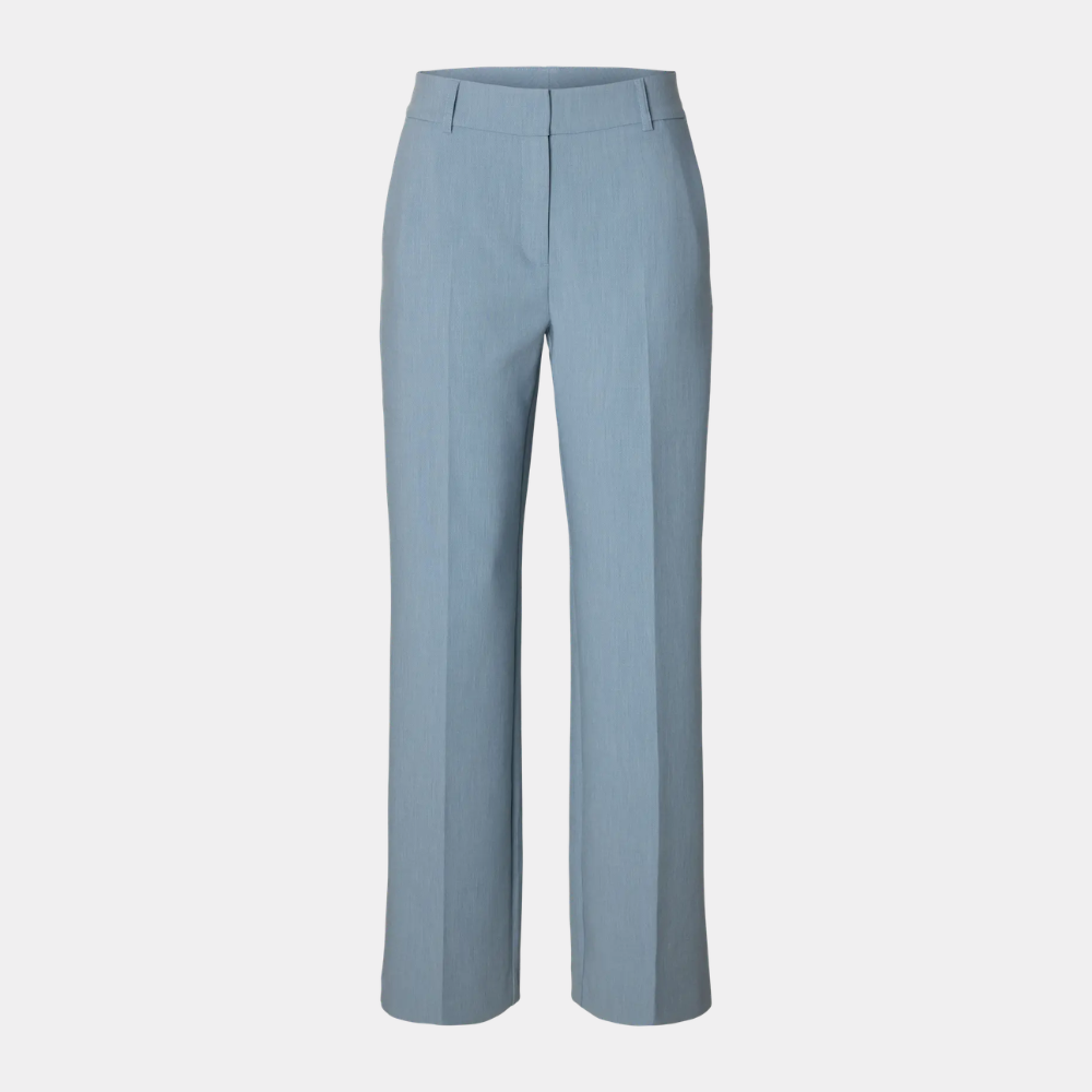 SLFRITA MW WIDE PANT MEL NOOS