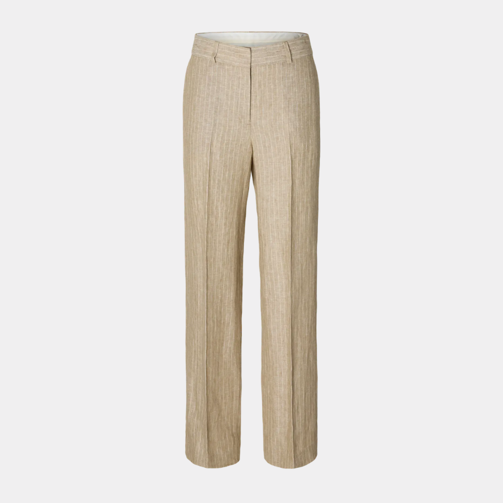 SLWWIDE IDA MW LINEN PANT