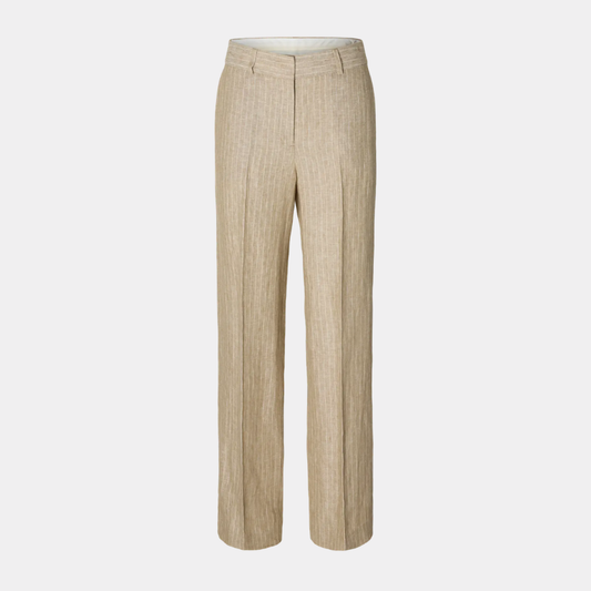 SLWWIDE IDA MW LINEN PANT