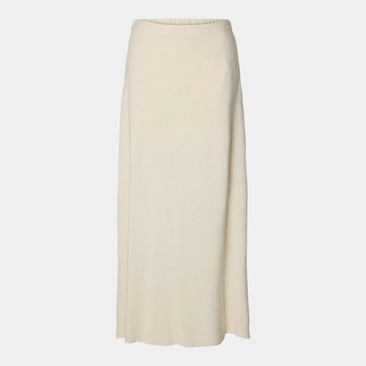 SLWVIVA HW ANKLE LINEN BLEND SKIRT NOOS