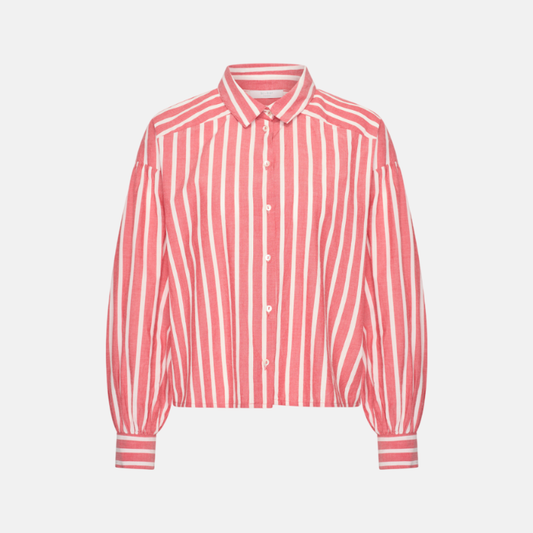 sarah short stripe blouse
