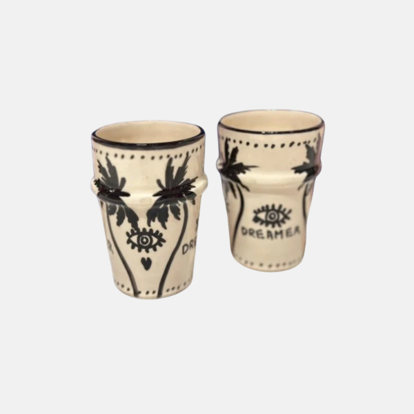 Moroccan Espresso mug eye/palm