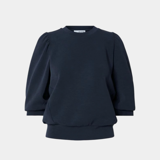 Selected Femme SLFANNA CREW NECK TEE - Longsleeve - oatmeal/beige Selected Femme SLFANNA CREW NECK TEE - Longsleeve - oatmeal/beige