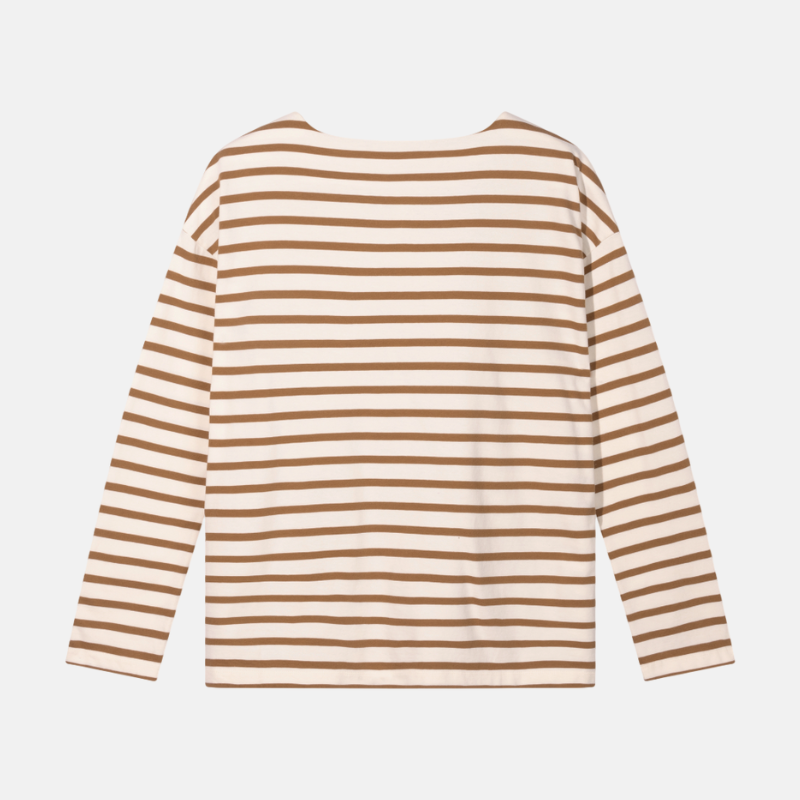 boat neck top stripes
