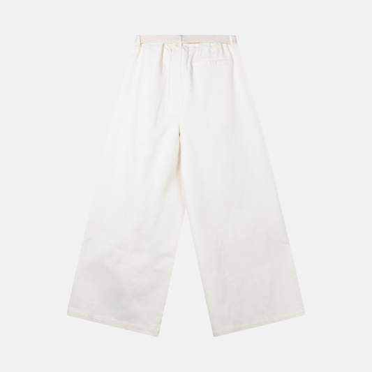 wide pants jog twill