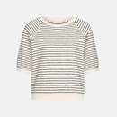 neva heavy jersey stripe top