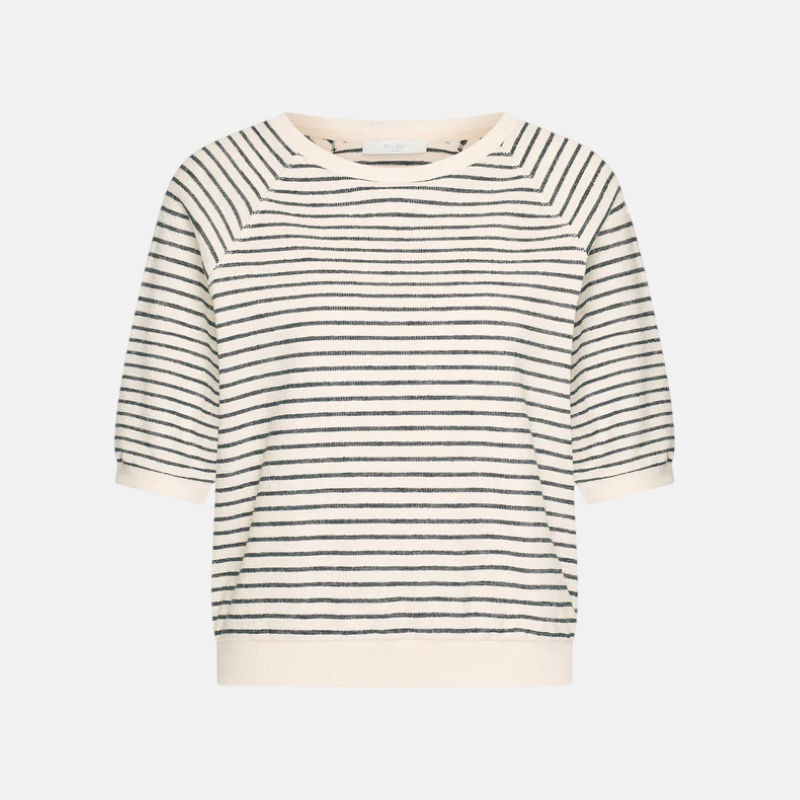 neva heavy jersey stripe top
