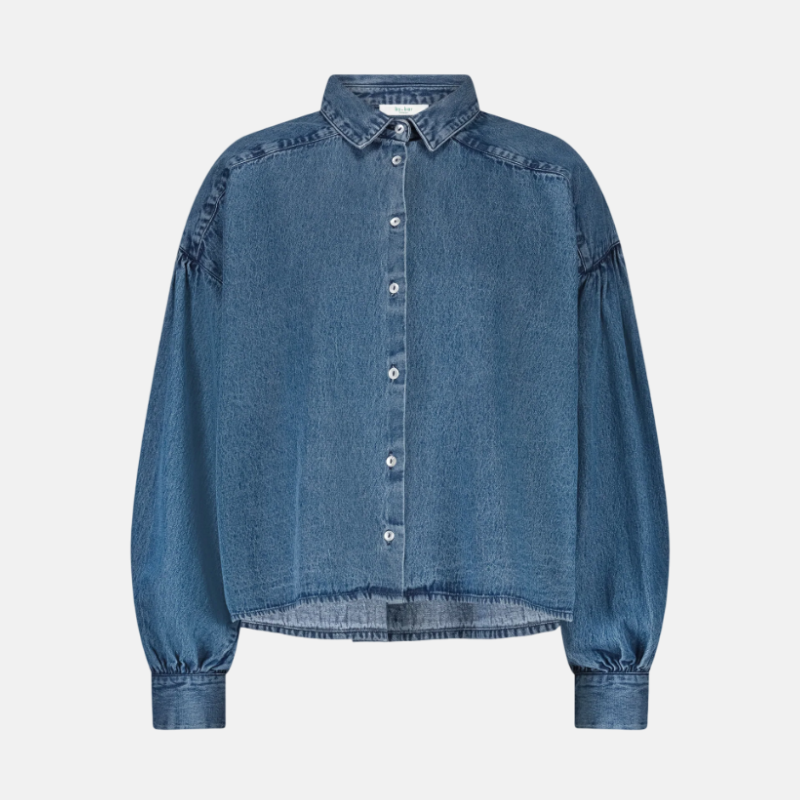 sarah short denim blouse