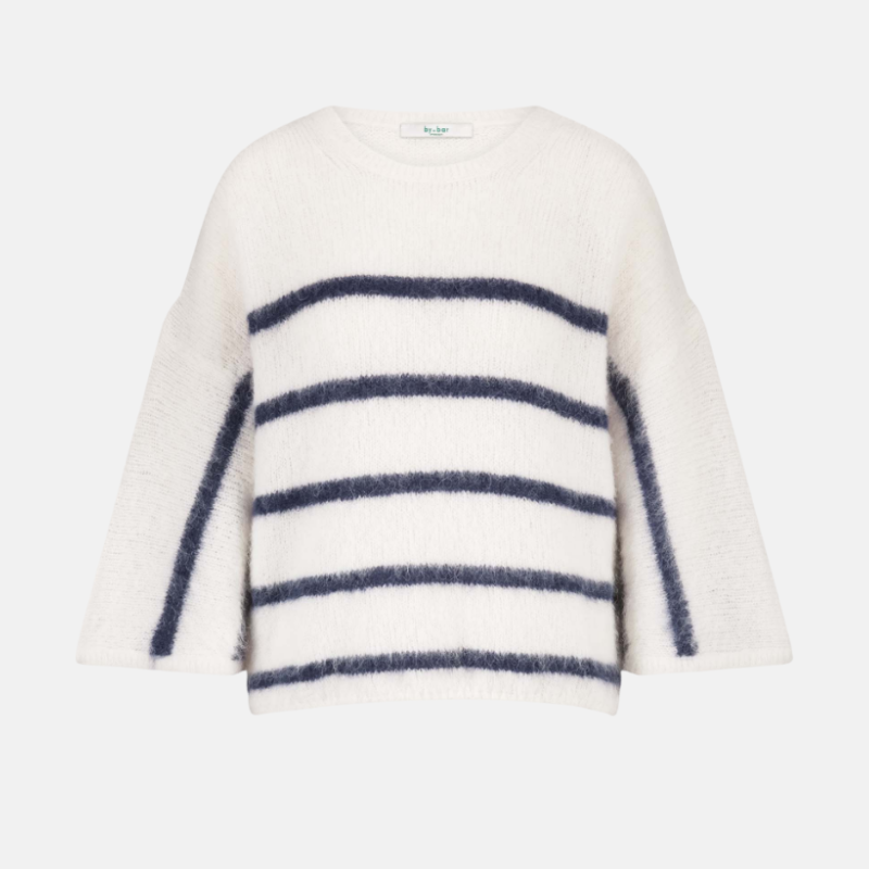 fleur stripe  pullover