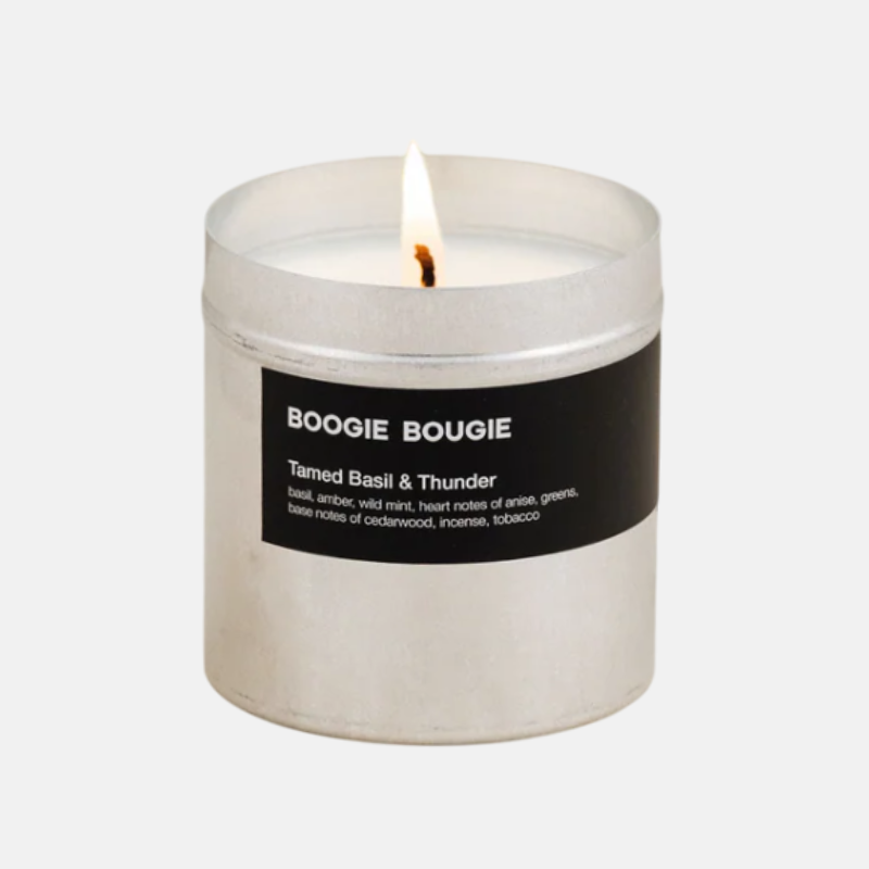 BOOGIE BOUGIE | Candle Tamed Basil & Thunder