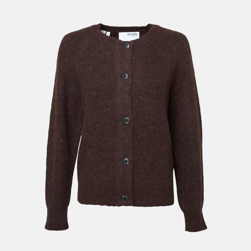 SLWLULU LS KNIT SHORT CARDIGAN NOOS