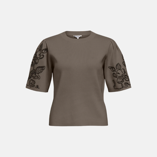 OBJFLORA 2/4 RE KNIT PULLOVER 143