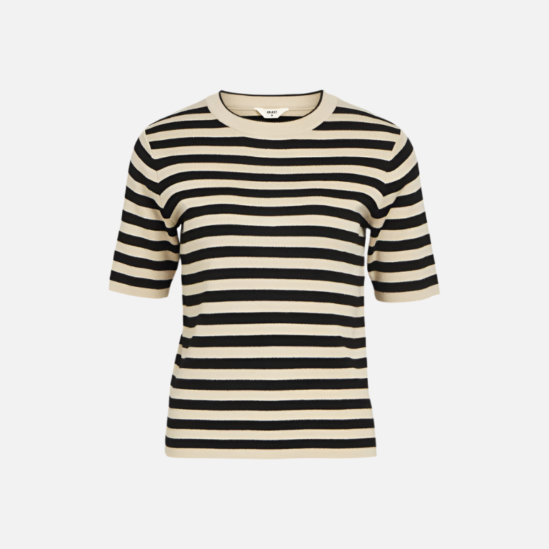 ESTER TOP WITH STRIPE PRINT 