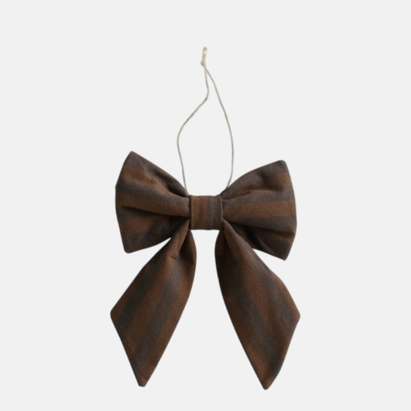 Christmas Bow | Recycled Cotton |17 x 10 cm