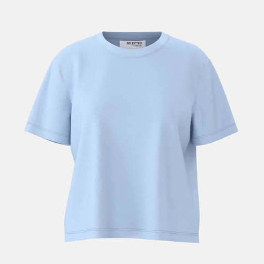 SLFESSENTIAL SS BOXY TEE NOOS