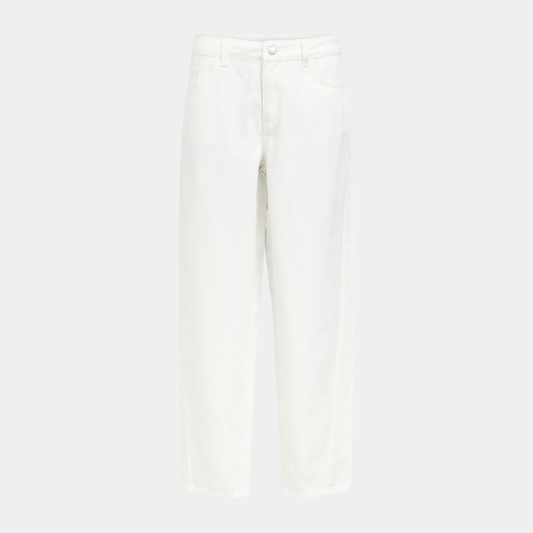 OBJMIU ZOE MW BARREL ANK TWILL JEANS DIV