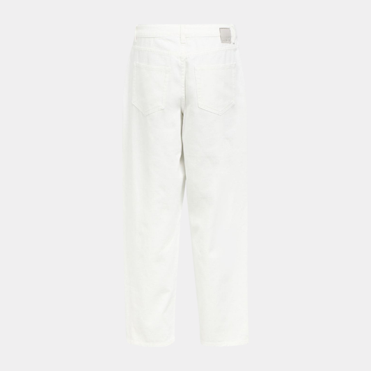 OBJMIU ZOE MW BARREL ANK TWILL JEANS DIV