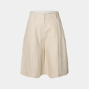 SLWIDA MW LINEN BERMUDA SHORTS