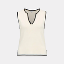 OBJVIVA S/L RE V-NECK KNIT TOP NOOS