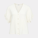 OBJFRAME 2/4 V-NECK RE TOP NOOS