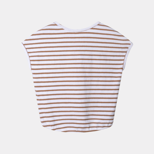 v-neck tee stripes