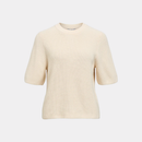 OBJFLO S/S RE KNIT PULLOVER NOOS