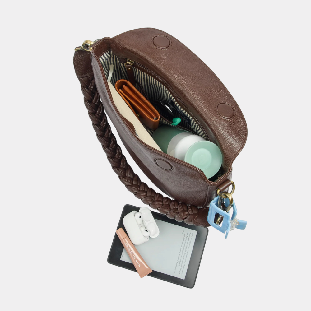 Lana Chocolate Soft Grain Leather