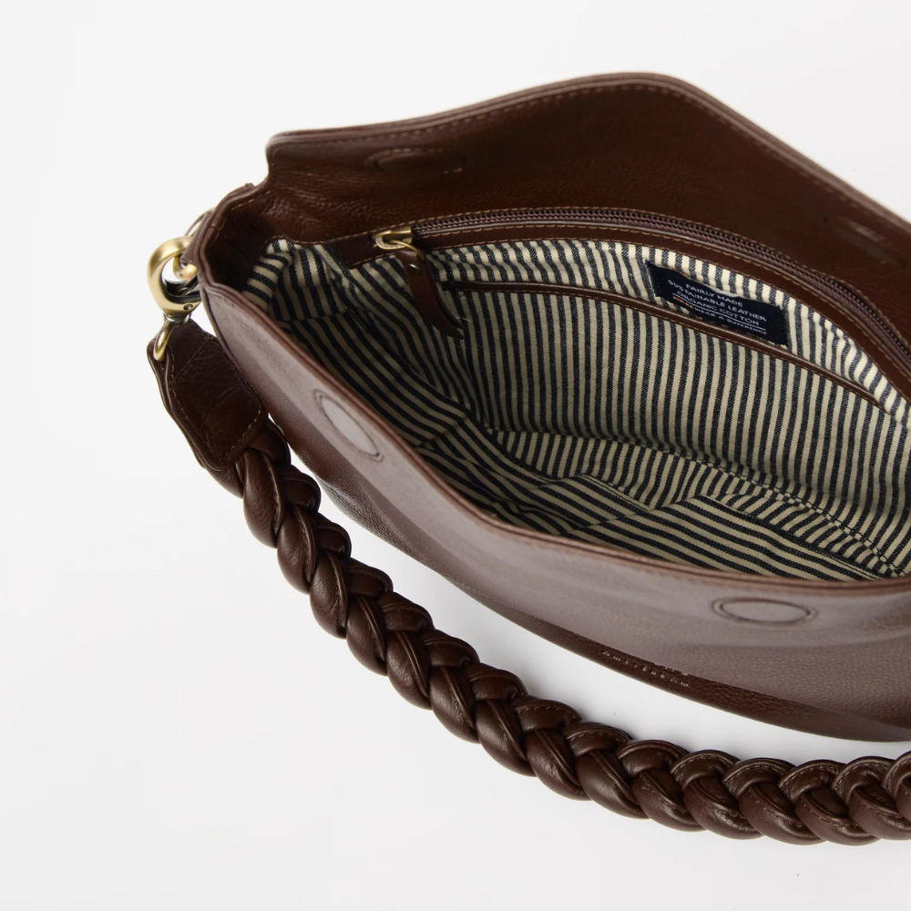 Lana Chocolate Soft Grain Leather