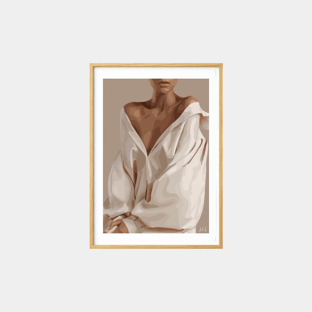 LOFT Coll. Framed Pic. | Lady in White