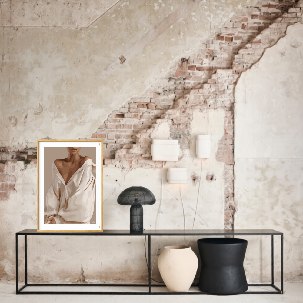 LOFT Coll. Framed Pic. | Lady in White