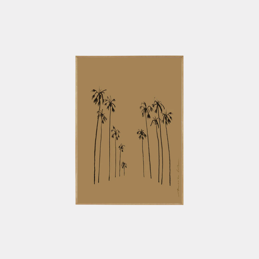 Poster - Palms Brown
