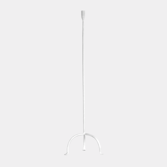 Kandelaar Lizzie op voet Off-White