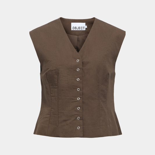OBJMOLLY S/L RE WAISTCOAT NOOS