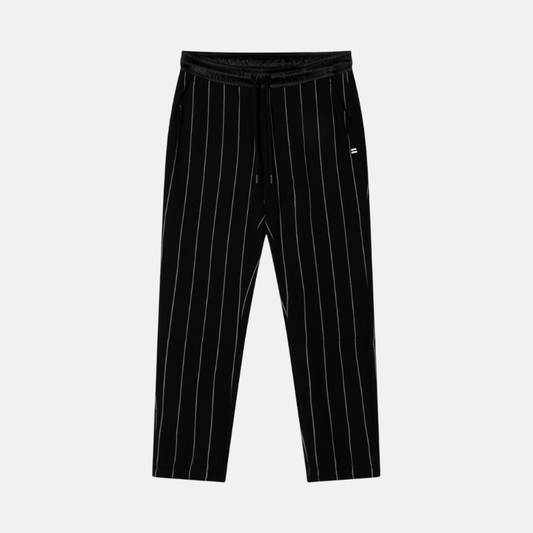 cropped jogger pinstripe