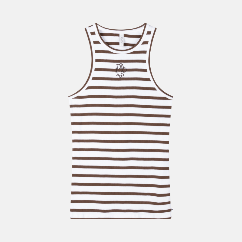 Tank top rib stripes