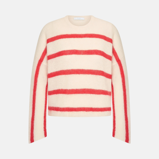 vide stripe pullover