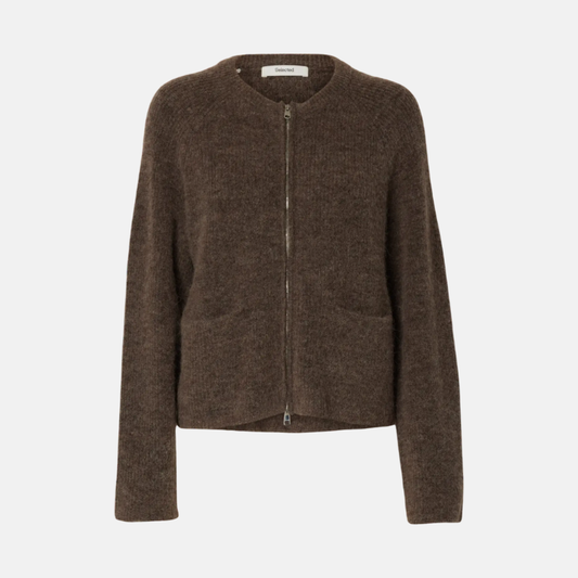 SLFSIA RAS LS KNIT SHORT CARDIGAN