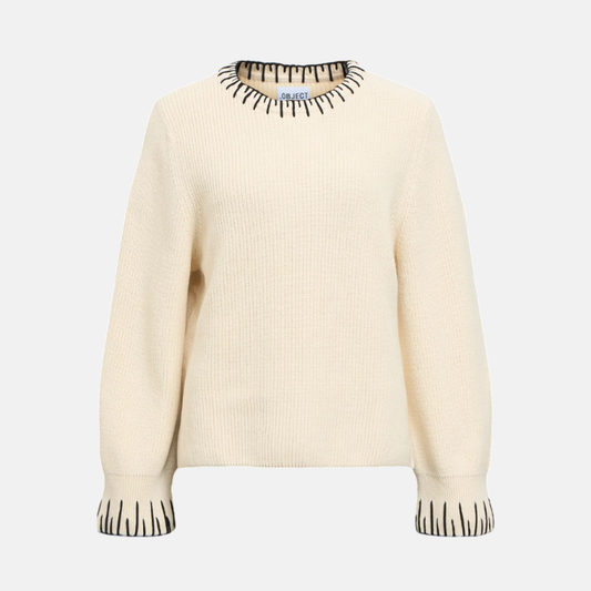 OBJPOSE L/S LO KNIT PULLOVER 143