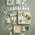 Load image into Gallery viewer, Honeycomb Snowmen H9/12cm Off White S/2pcs
